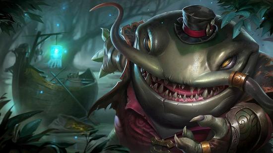 Tahm Kench, an amphibious champion from League of Legends