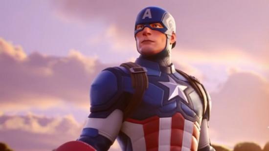 Captain America in Fortnite
