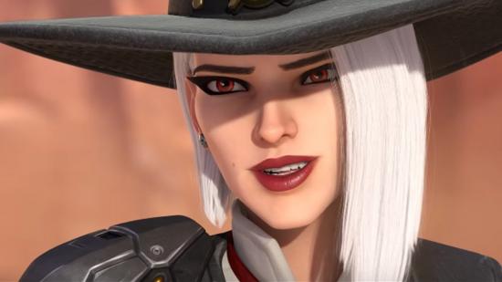 Overwatch's Ashe looking into the horizon