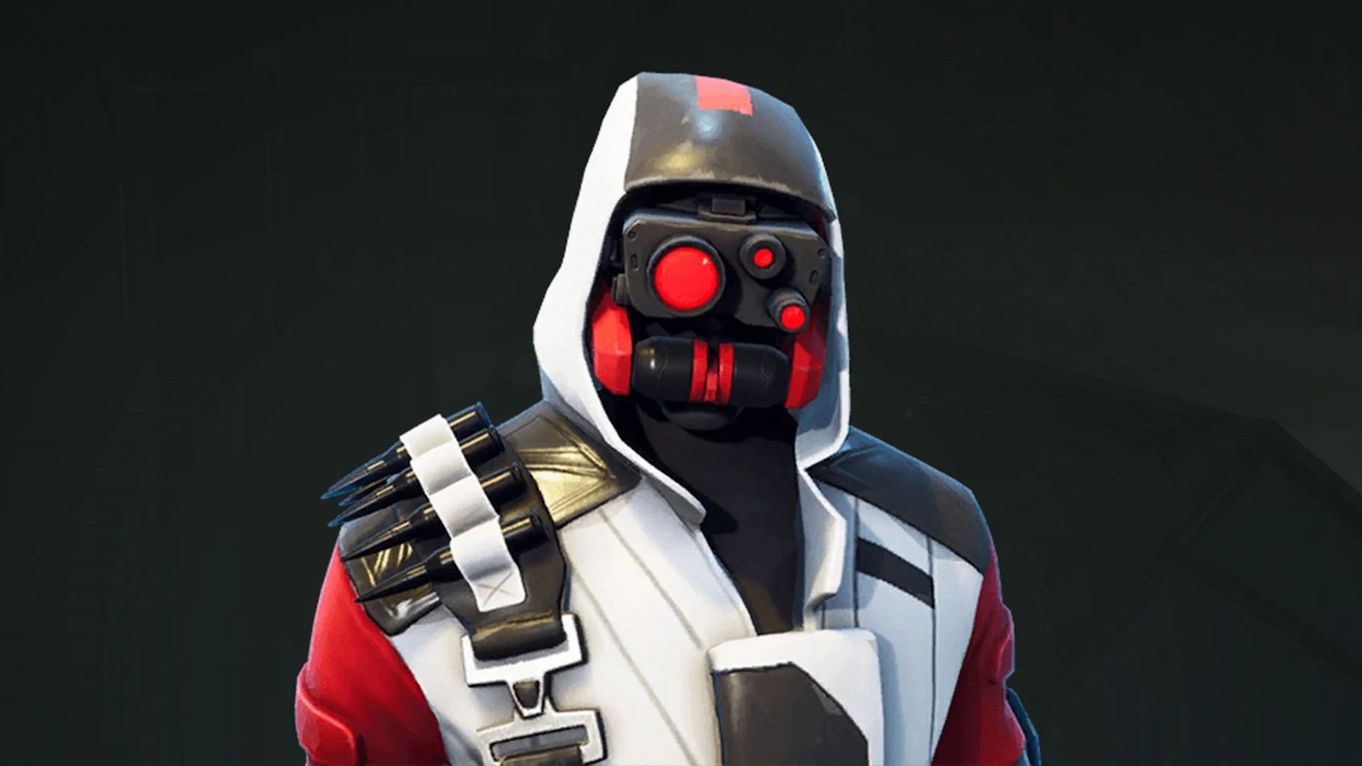 Rarest Fortnite skins: The Double Helix character looking towards the camera.
