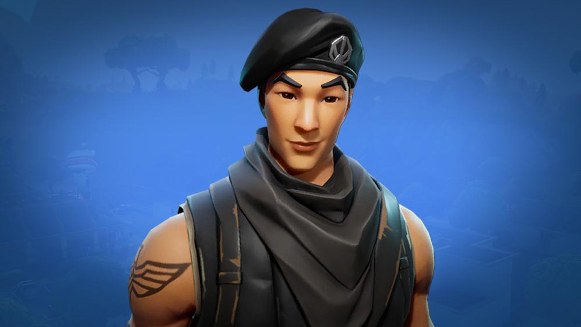 Rarest Fortnite skins: The Special Forces skin smirking at the camera.