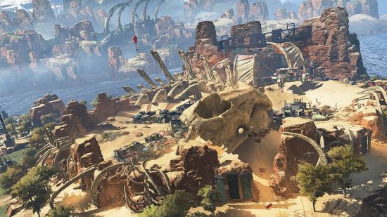 The Skull Town POI in Apex Legends' Kings Canyon map