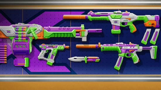 Guns that look like nerf blasters in Valorant