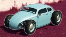 Fastest car in GTA 5 and GTA Online: An image of the BF Weevil Custom, the fastest car in GTA 5.