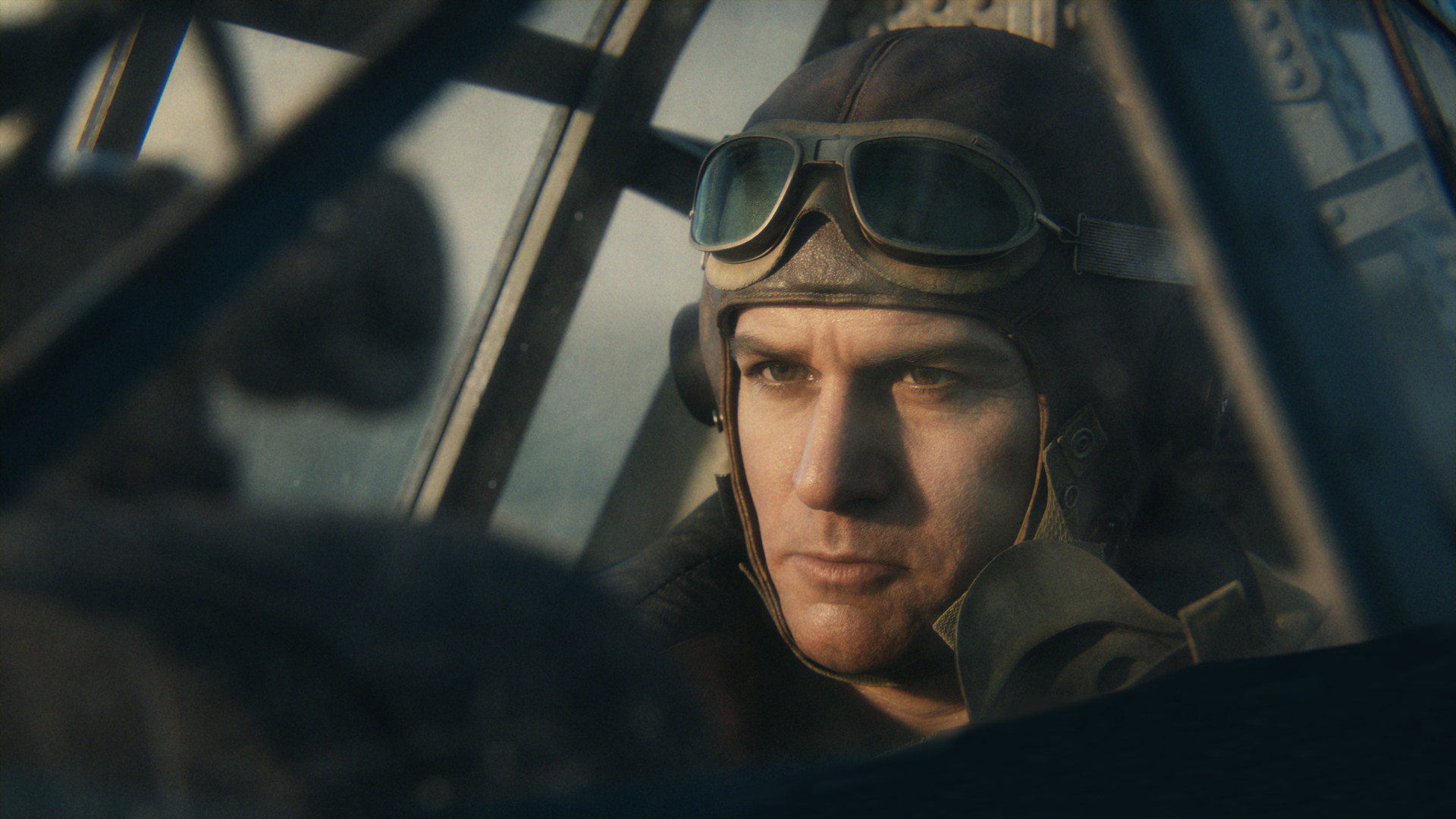 Call of Duty Vanguard release date: A close-up of a pilot in a plane's cockpit.