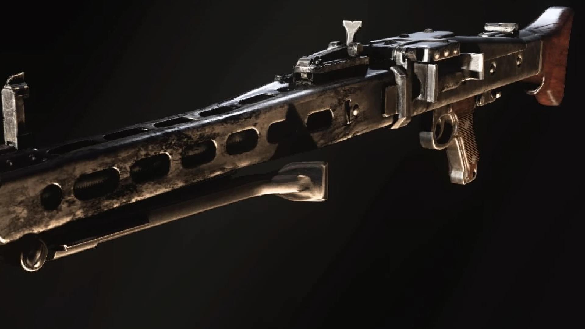 CoD Vanguard launch weapons: The MG42 as pictured in a previous COD game. 