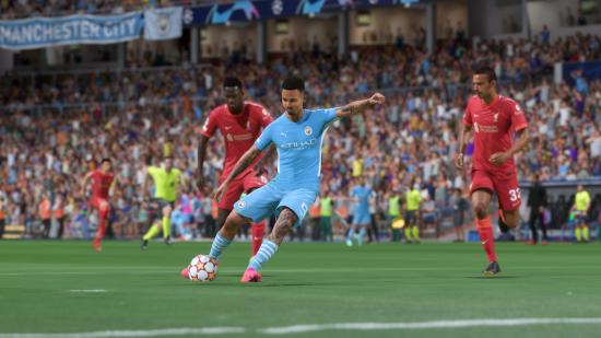 FIFA 22 Xbox Series S issues: Gabriel Jesus takes a shot on goal