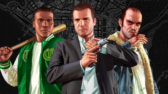 Trevor, Franklin, and Michael can be seen in GTA 5's key art