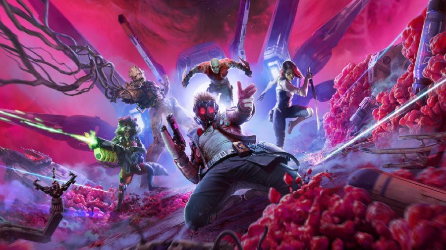 The guardians can be seen running and sliding to the camera in the game's key art.