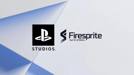 The logo showing Firesprite Games joining PlayStation Studios.