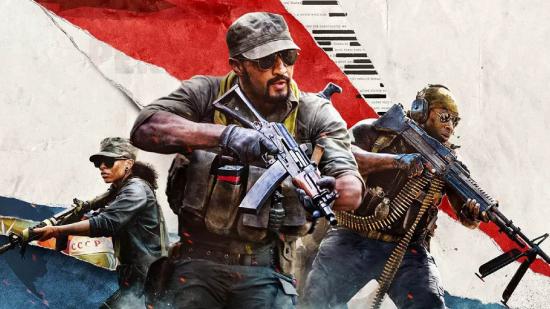 Three soldiers can be seen in the Black Ops Cold War key art.