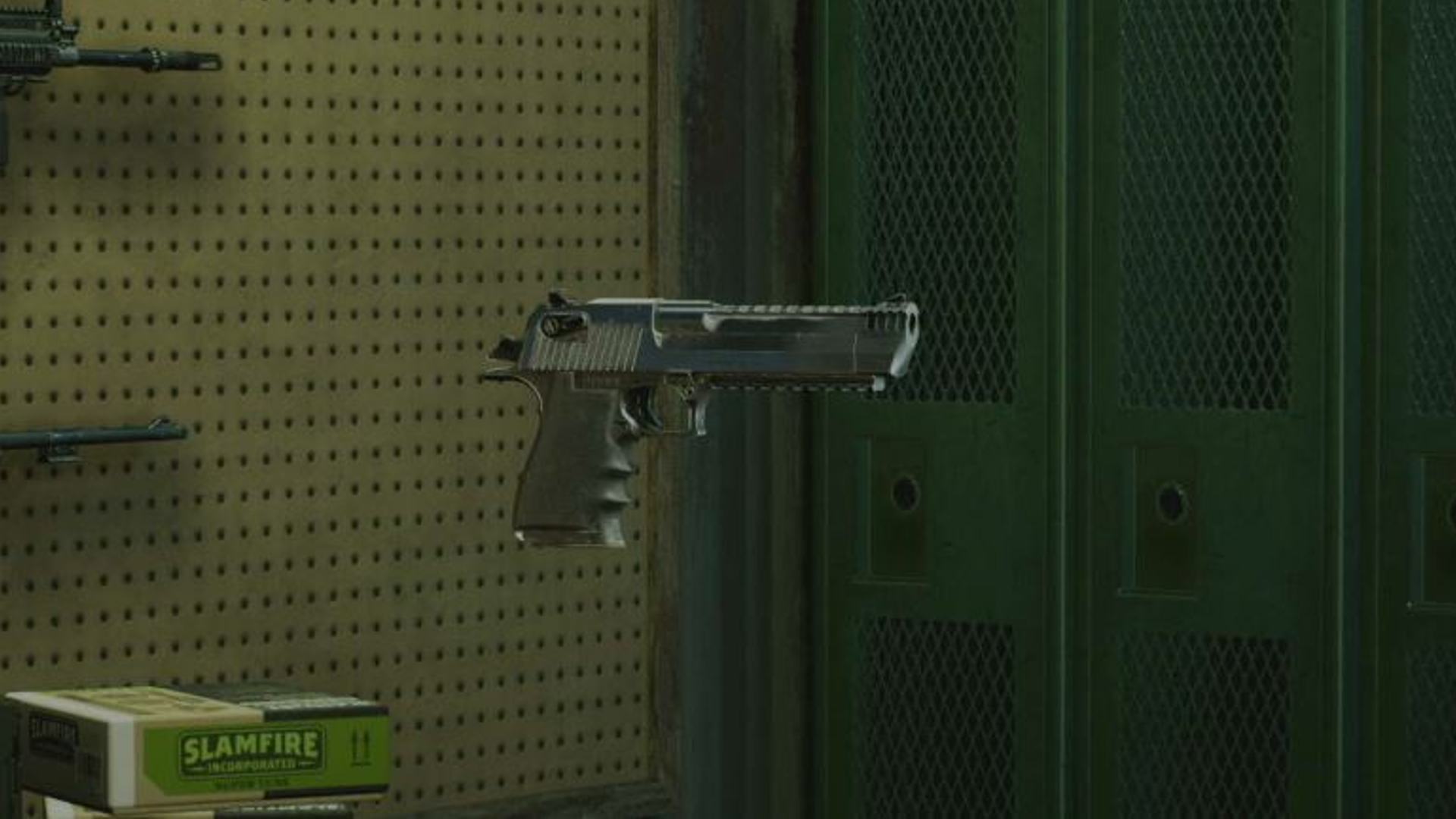 Back 4 Blood Best Weapons: A shot of the Desert Eagle weapon in the menu.