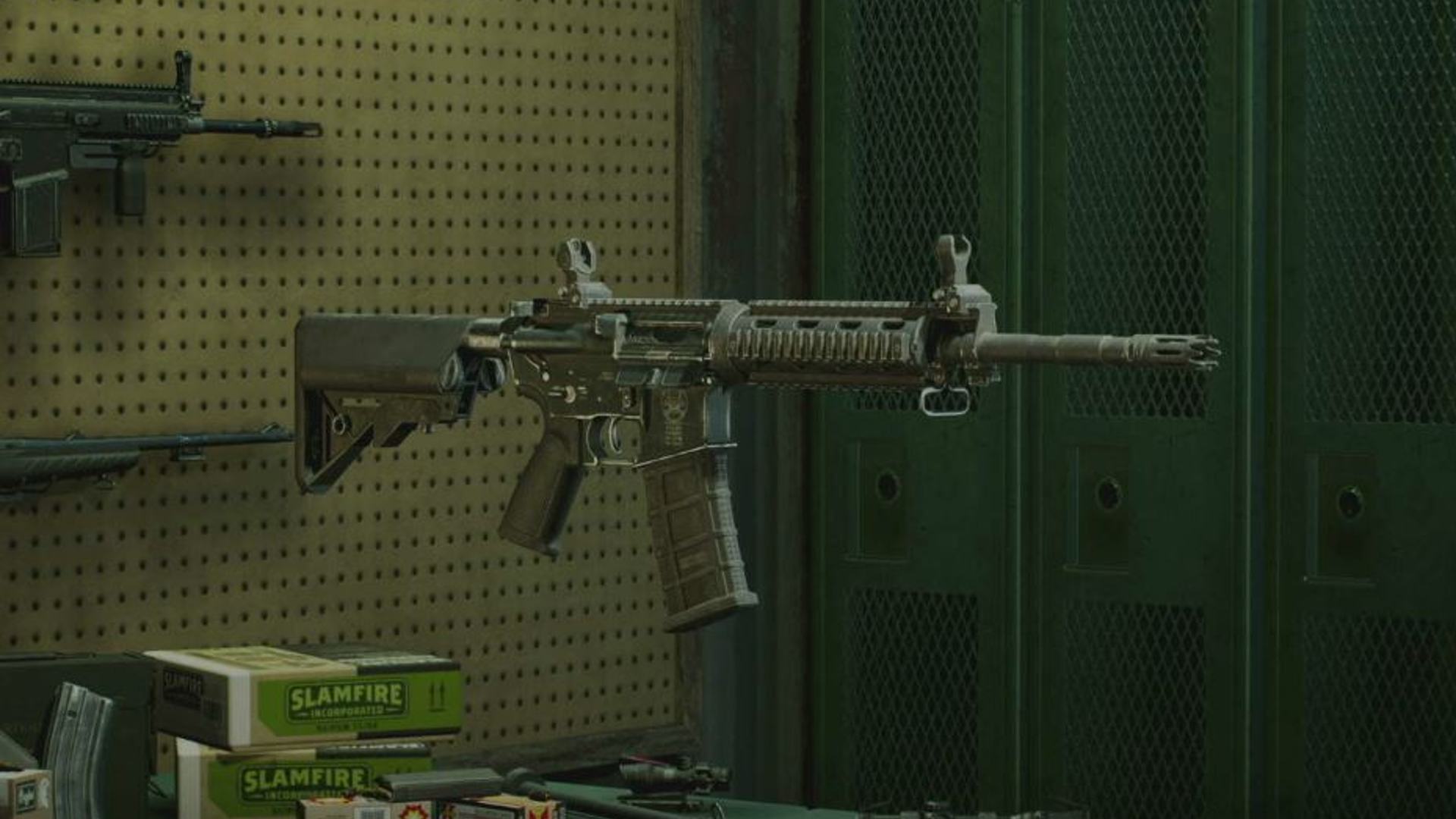 Back 4 Blood Best Weapons: A shot of the M4 Carbine weapon in the menu.