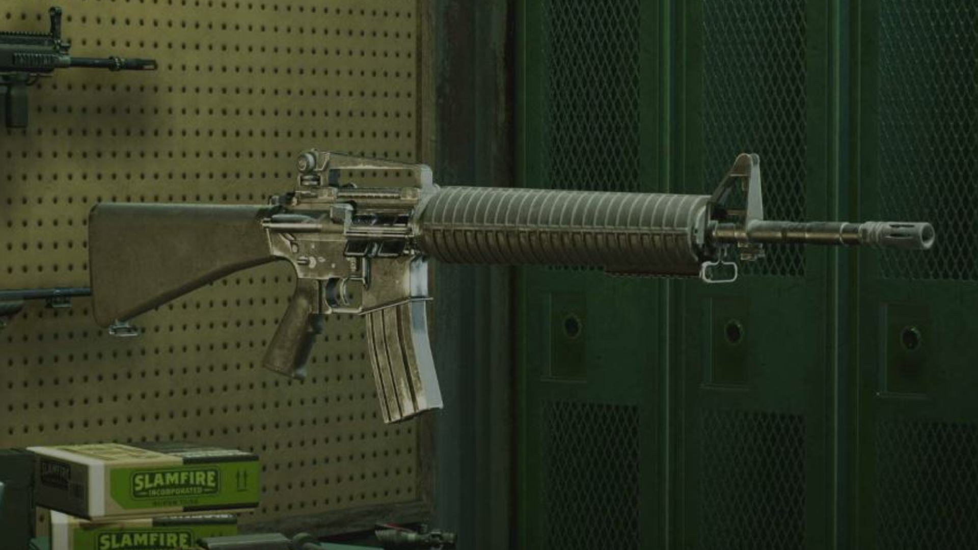Back 4 Blood Best Weapons: A shot of the M16 weapon in the menu.