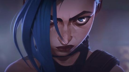 Jinx, one of the main characters in Arcane