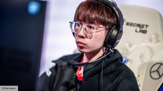 Beyond Gaming's Maoan wearing a headset while playing