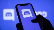 Best Discord bots: Someone boots up the Discord app on their phone