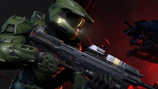 Halo Infinite Weapon Variants Datamine: Master Chief can be seen holding an AR.