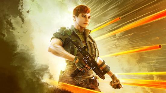 Rainbow Six Siege High Calibre: Thorn holds onto her weapon