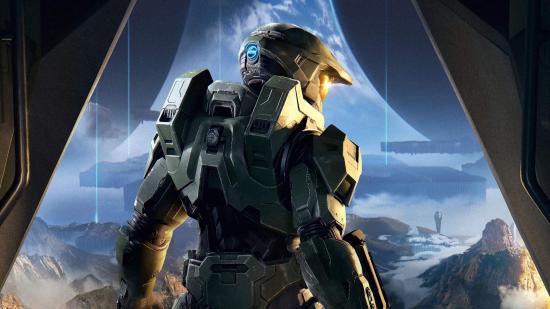 Xbox Game Pass 2021: Master Chief can be seen overlooking the Zeta Halo Ring.