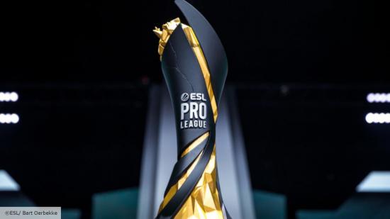 The black and gold ESL Pro League trophy