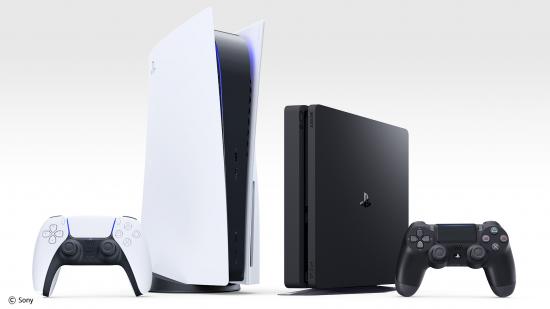 The PS4 and PS5 side-by-side