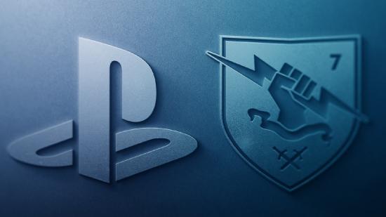 Sony Acquiring Bungie: The PlayStation and Bungie logos are next to each other.