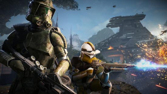 Star Wars FPS Respawn Entertainment: Two soldiers can be seen aiming weapons