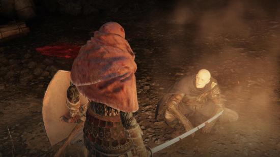 Elden Ring Patches: Patches can be seen crouching in front of a player.
