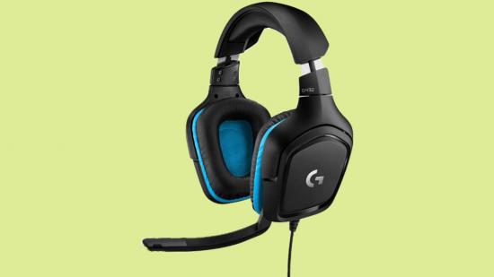 The Logitech G432 wired gaming headset.