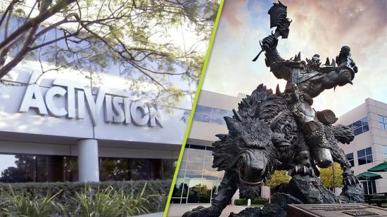 activision blizzard settles lawsuit activision headquartes and world of warcraft statue