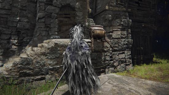 Elden Ring Jar-Bairn quest guide: a Tarnished stood next to Jar-Bairn