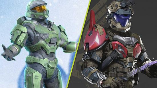 Halo Infinite field of view makes master chiefs legs disappear master chief shrugging
