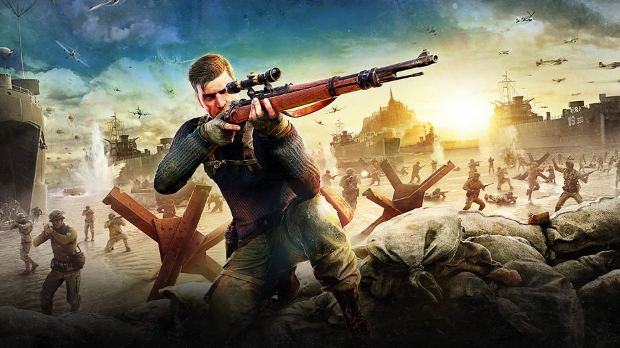 Sniper Elite 5: Karl can be seen firing a rifle