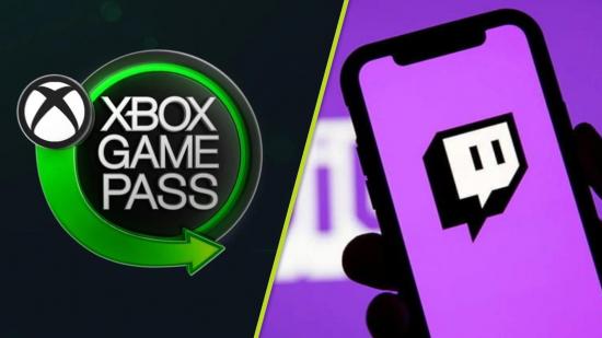 Xbox Game Pass Subscribers Stream on Twitch: The Xbox Game Pass and Twitch logo can be seen