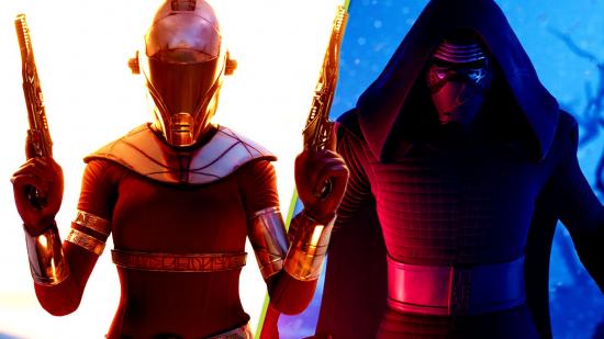 Fortnite Star Wars Skins 20 20 Update: An image of the Zorii Bliss and Kylo Ren Fortnite Skins
