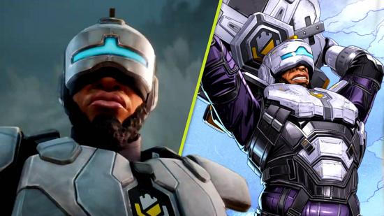 Apex Legends Season 13 Character Reveal: Two images of Newcastle, the new Apex Legends character
