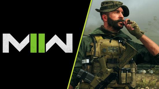 Call of Duty Modern Warfare 2 Logo: The Modern Warfare 2 logo can be seen alongside Captain Price.