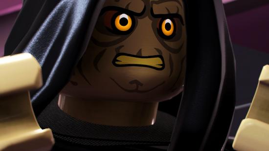 Lego Star Wars The Skywalker Saga Cheats: An image of Lego Palpatine