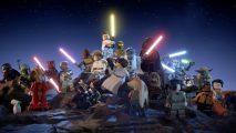 LEGO Star Wars The Skywalker Saga Unlock Every Character: The cast of Star Wars main characters from across all three trilogies can be seen in LEGO form