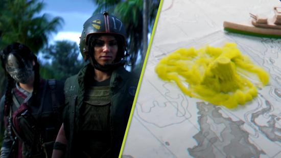 Warzone Season 3 Trailer Godzilla: An image of Task Force Harpy and a Nebula 5 Bomb visual from the Season 3 Trailer