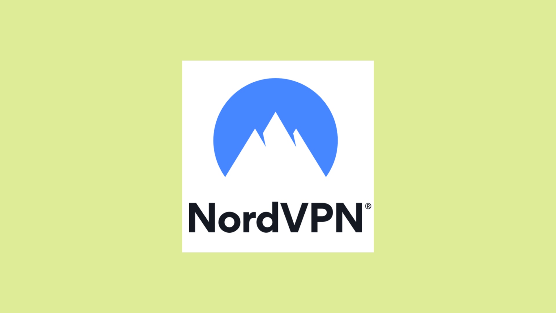 Best Dota 2 VPN, NordVPN - its mountainous logo is in a white box.