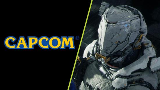 Capcom Releases 2023: The Capcom logo can be seen, alongside the main protagonist of Pragmata
