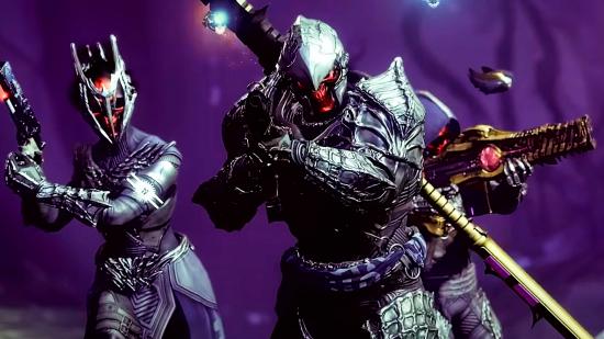 Destiny 2 Season 17 start time: An image of three Guardians in spooky armour