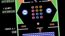 Nintendo Switch Online pinball: A screenshot of the NES Pinball game