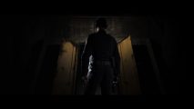The Quarry Pre Order Bonuses: a character can be seen standing in front of a door holding a gun