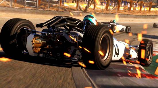 Forza Motorsport buraxılış tarixi: Forza Motorsport-dan bir nəfərlik yarış avtomobilinin bir görüntüsü