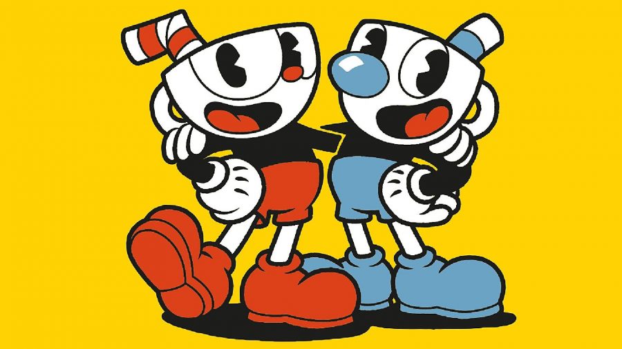 Cuphead: Cuphead and Mugman can be seen standing alongside one another