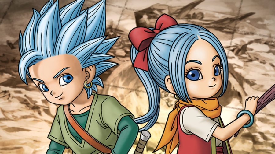 Dragon Quest Treasures: Two chaarcters can be seen in art for the game