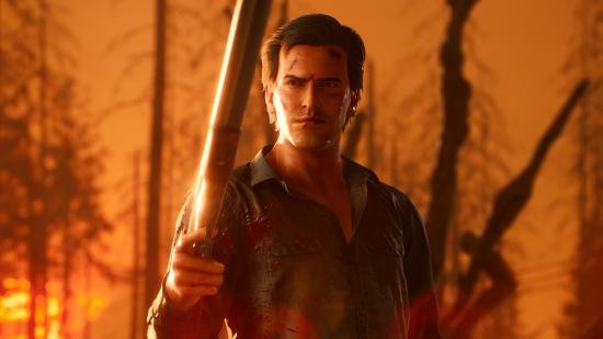 Evil Dead: The Game Bruce Campbell Chet DLC character: Bruce Campbell may have let slip that Ted Raimi's character Chet, from Ash VS the Evil Dead, may be making an appearance in the game. He may also be joined by Lucy Lawless who plays Ruby in the TV series